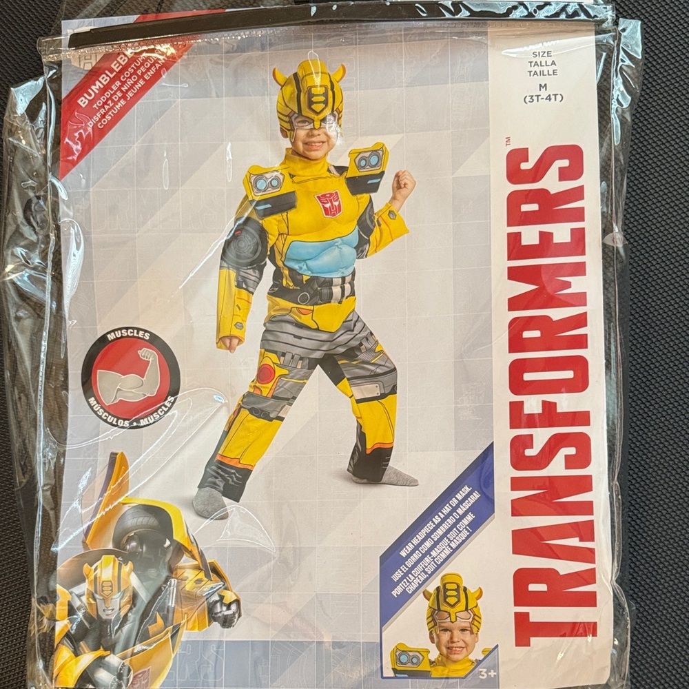 Disguise Transformers Bumblebee Costume - Yellow and Gray